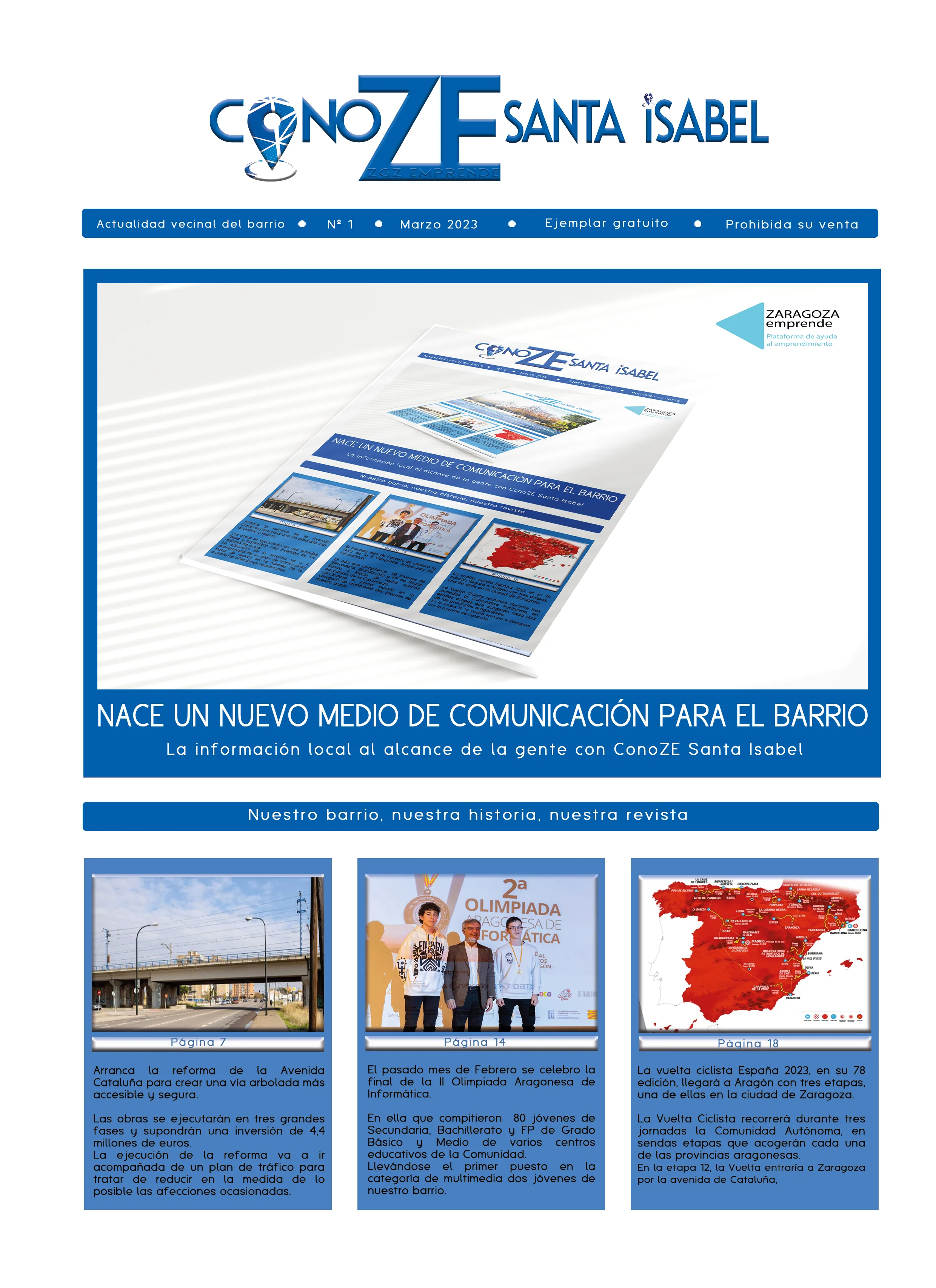 Portada de Nº1  Marzo 2023