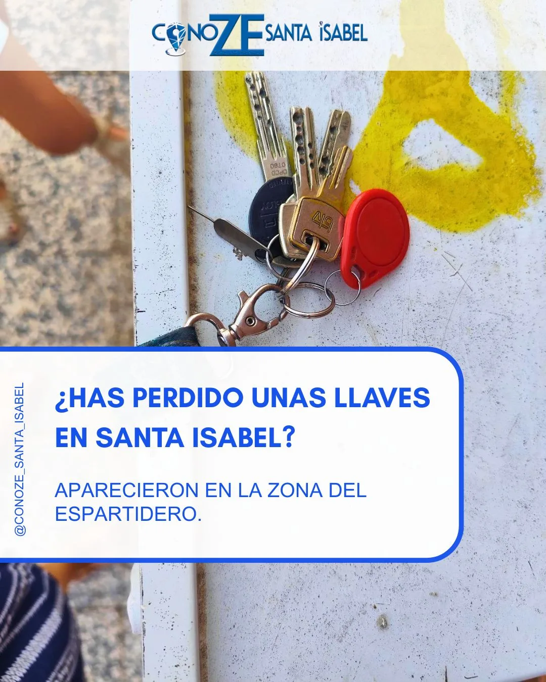 ¿Has perdido unas llaves en Santa Isabel?