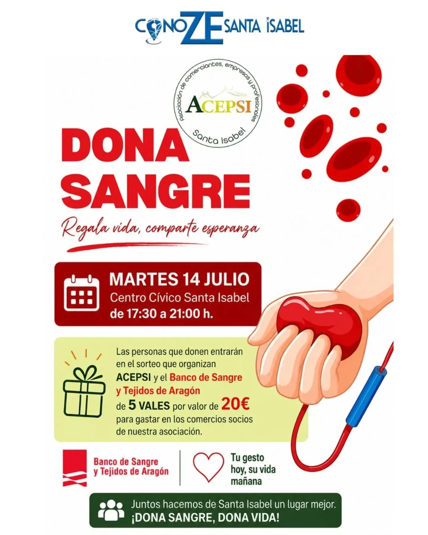 Donar sangre salva vidas