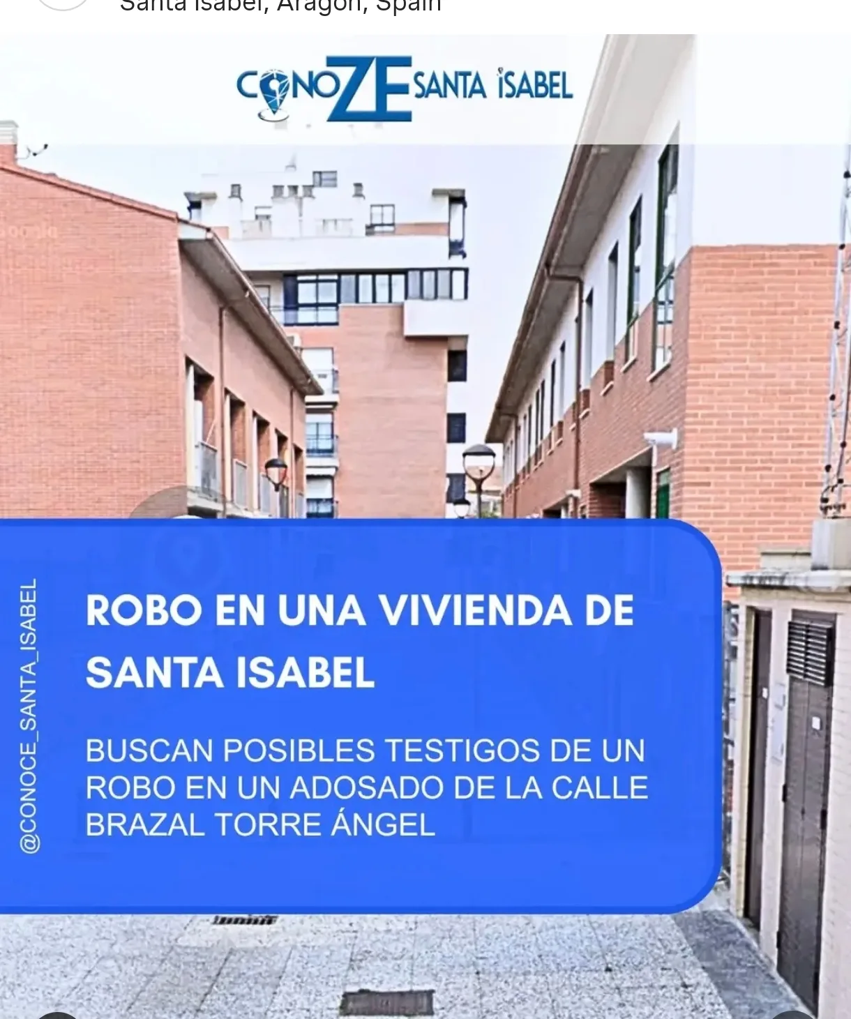 Robo en una vivienda de Santa Isabel