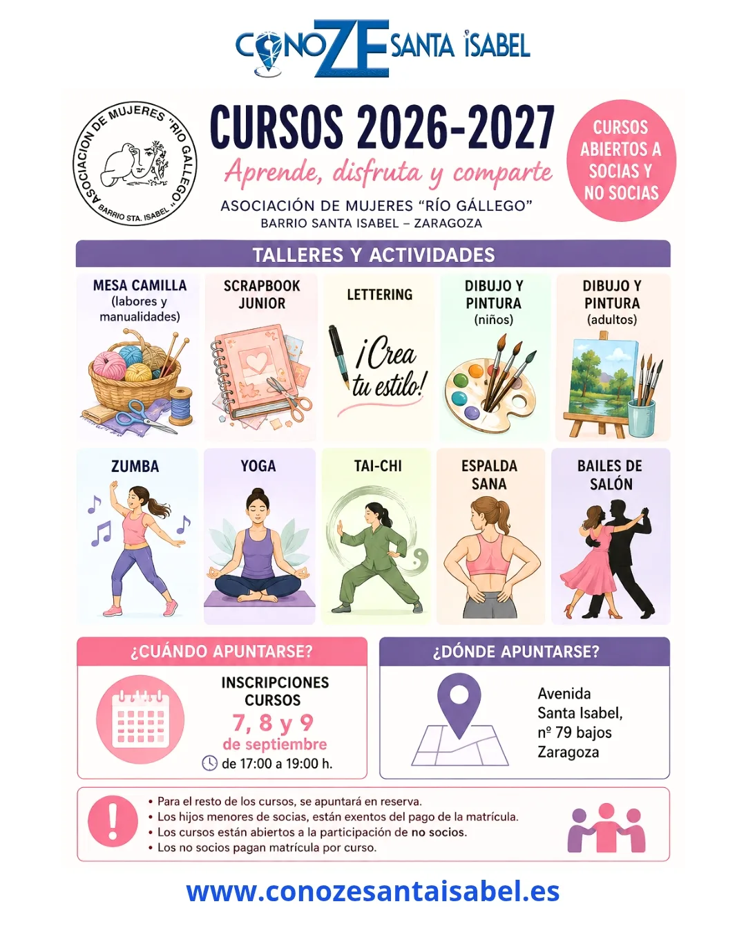 La Asociación de Mujeres Río Gállego abre sus inscripciones