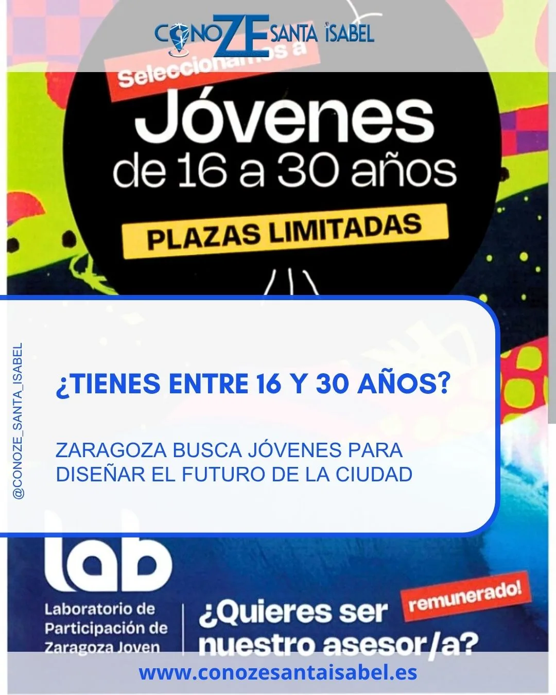 Zaragoza busca jóvenes para diseñar el futuro de la ciudad
