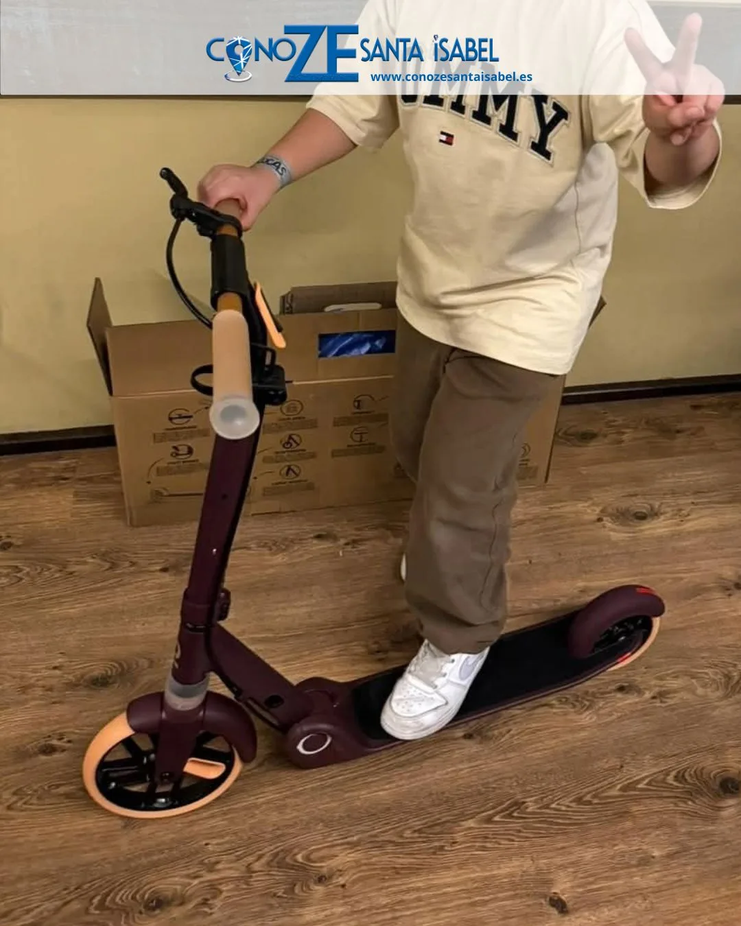 Desaparece un patinete infantil en Santa Isabel, Zaragoza