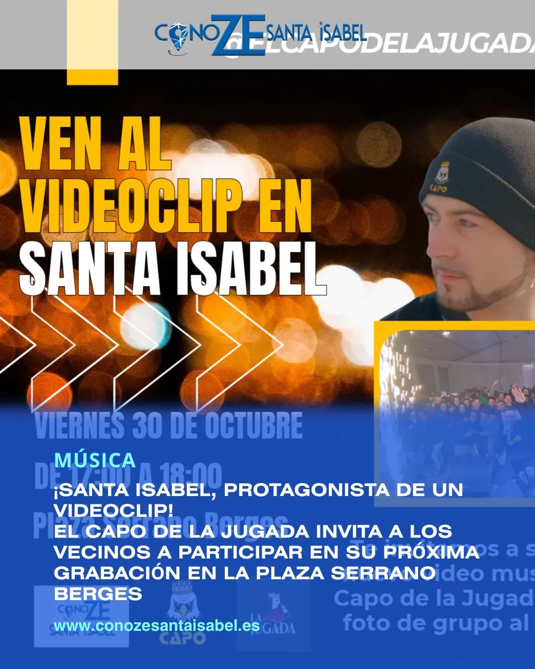 El Capo de la Jugada graba en Santa Isabel