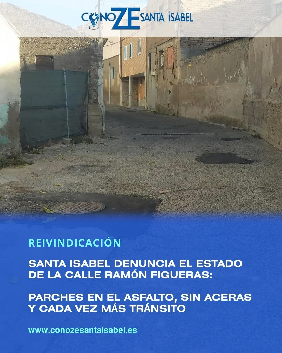 Calle Ramón Figueras: quejas vecinales en Santa Isabel